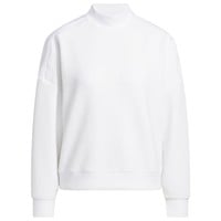 adidas Women's Long Sleeve Mock Layered Golf Shirt, White
