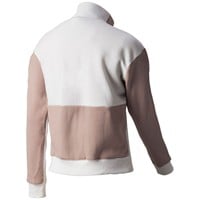 adidas Women's Colorblock 1/4 Zip Golf Pullover, Beige