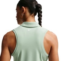 NIKE Women's Victory Sleeveless Golf Polo, Light Green