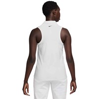 NIKE Women's Victory Sleeveless Golf Polo, White