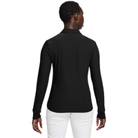 NIKE Women's Victory Long Sleeve Golf Polo, Black