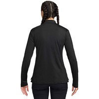 NIKE Women's Victory Dri Fit UV 1/4 Zip Golf Pullover, Black