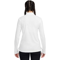 NIKE Women's Victory Dri Fit UV 1/4 Zip Golf Pullover, White