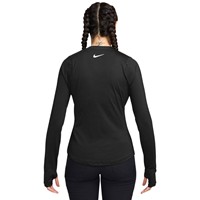NIKE Women's Victory Dri Fit UV Long Sleeve Print Golf Top, Black
