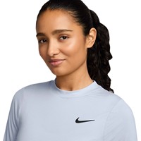 NIKE Women's Victory Dri Fit UV Long Sleeve Print Golf Top, Lavender