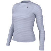 NIKE Women's Victory Dri Fit UV Long Sleeve Print Golf Top, Lavender