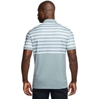 NIKE Men's Victory Colorblock Stripe Golf Polo, Blue Grey