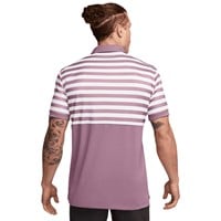 NIKE Men's Victory Colorblock Stripe Golf Polo, Purple