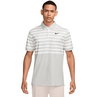NIKE Men's Victory Colorblock Stripe Golf Polo, Grey