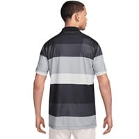NIKE Men's DF Victory Bold Stripe Golf Polo, Black