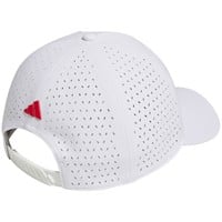 adidas Hydrophobic 2.0 Tour Golf Hat, White/Red/Blue