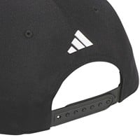 adidas 2025 Tour 3 Stripe Print Golf Hat, Black