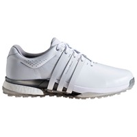 adidas Men's Tour360 25 Spikeless Golf Shoes, White/Silver