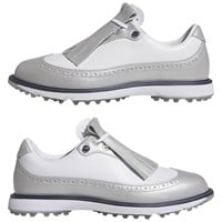 adidas Women's MC Zoysia Spikeless Golf Shoes, Silver/White