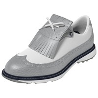 adidas Women's MC Zoysia Spikeless Golf Shoes, Silver/White