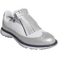 adidas Women's MC Zoysia Spikeless Golf Shoes, Silver/White