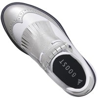 adidas Women's MC Zoysia Spikeless Golf Shoes, Silver/White