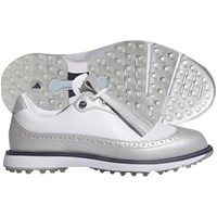 adidas Women's MC Zoysia Spikeless Golf Shoes, Silver/White
