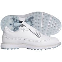 adidas Women's MC Zoysia Spikeless Golf Shoes, White/Blue