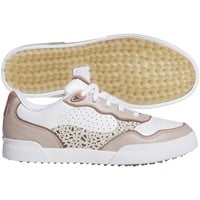 adidas Women's Retrocross 25 SL Golf Shoes, White/Tan