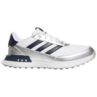 adidas Women's S2G SL Leather Golf Shoes, White/Dark Blue