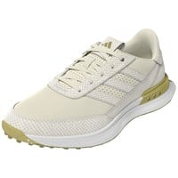 adidas Women's S2G SL Leather Golf Shoes, White/Gold