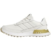 adidas Women's S2G SL Leather Golf Shoes, White/Gold
