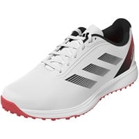 adidas Junior adizero ZG25 SL Golf Shoes, White/Red