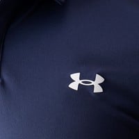 Under Armour Men's T2G Pique Golf Polo, Navy/White