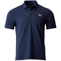 Under Armour Men's T2G Pique Golf Polo, Navy/White