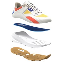 Under Armour Forge 96 Moving Day Golf Shoes, White/White