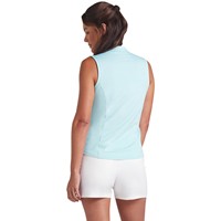 Puma Women's Aerlon Sleeveless Mock Golf Top, Light Blue