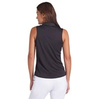 Puma Women's Pure 2.0 Sleeveless Golf Polo, Black