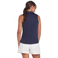 Puma Women's Pure 2.0 Sleeveless Golf Polo, Navy