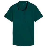 Puma Women's Pure 2.0 Golf Polo, Dark Green