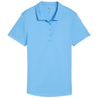 Puma Women's Pure 2.0 Golf Polo, Light Blue
