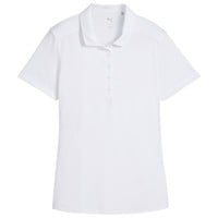 Puma Women's Pure 2.0 Golf Polo, White