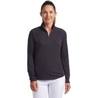 Puma Women's Pure 2.0 1/4 Zip Golf Pullover, Black
