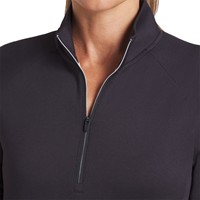 Puma Women's Pure 2.0 1/4 Zip Golf Pullover, Black