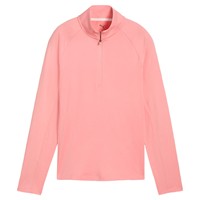 Puma Women's Pure 2.0 1/4 Zip Golf Pullover, Pink