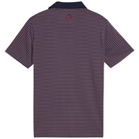 Puma Junior MATTR Stripe Golf Polo, Navy