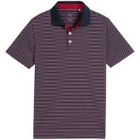 Puma Junior MATTR Stripe Golf Polo