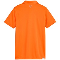 Puma Junior Pure 2.0 Solid Golf Polo, Orange