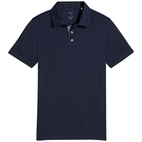Puma Junior Pure 2.0 Solid Golf Polo, Navy