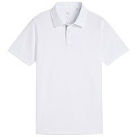 Puma Junior Pure 2.0 Solid Golf Polo, White