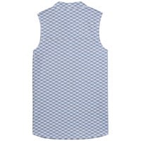 Puma Junior Scallop Sleeveless Golf Polo, White