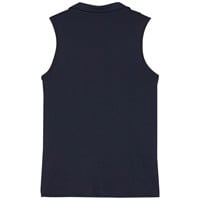 Puma Junior Solid Sleeveless Golf Polo, Navy