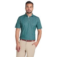 Puma Men's Pique Botanic Dot Golf Polo, Green