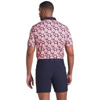 Puma Men's Pique Flower Fields Golf Polo, Pink
