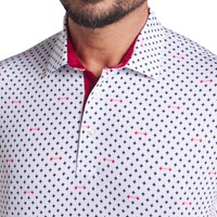 Puma Men's MATTR Burgh Golf Polo, White